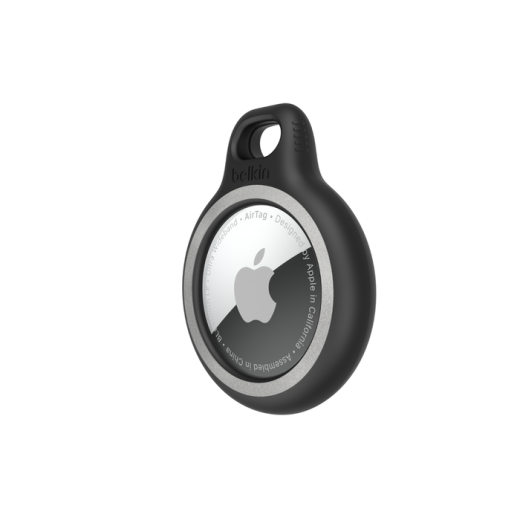 Чехол с кольцом Belkin Reflective Secure Holder with Key Ring Black для AirTag (MSC003btBK)