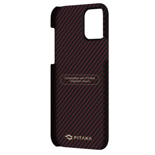 Чохол Pitaka MagEZ Black | Red Twill для iPhone 12 Pro Max (KI1203PM) 