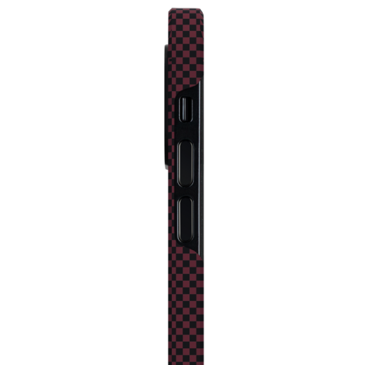 Чехол Pitaka MagEZ Black | Red Plain для iPhone 12 Pro Max