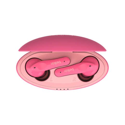 Беспроводные наушники для детей Belkin SoundForm Nano​ Wireless Earbuds Pink (PAC003btPK)