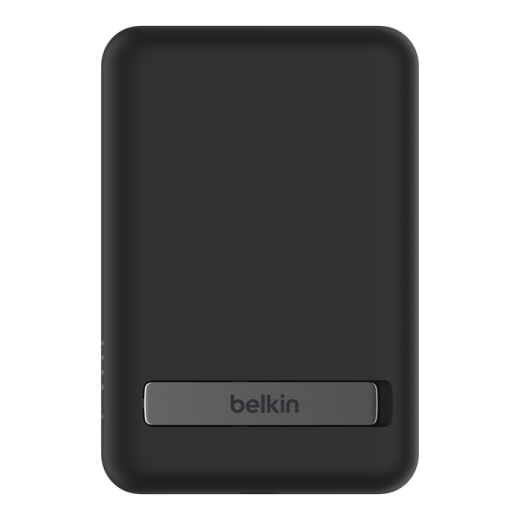 Повербанк (Внешний аккумулятор) с беспроводной зарядкой Belkin Magnetic Wireless Power Bank 5000мАч + Stand Black (BPD004btBK)