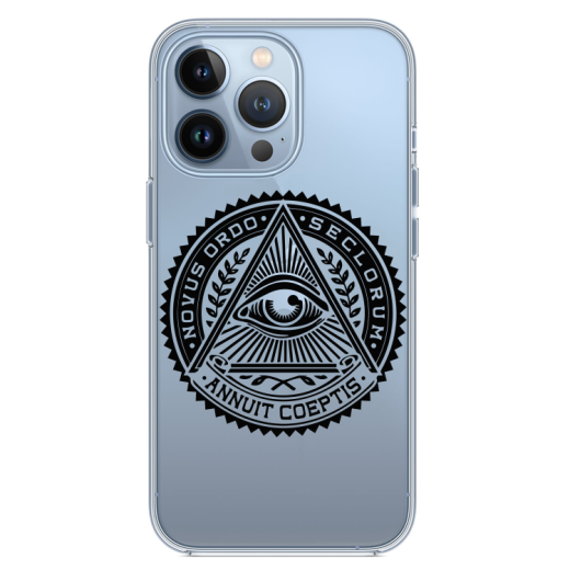 Прозрачный чехол Hustle Case Mason Eye Clear для iPhone 13 Pro