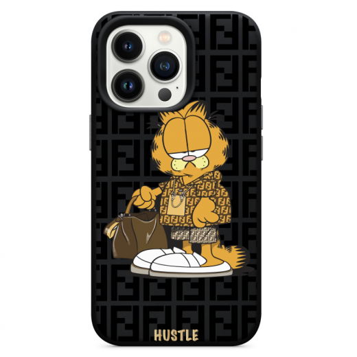 Чохол Hustle Case Garfield Black для iPhone 13 Pro