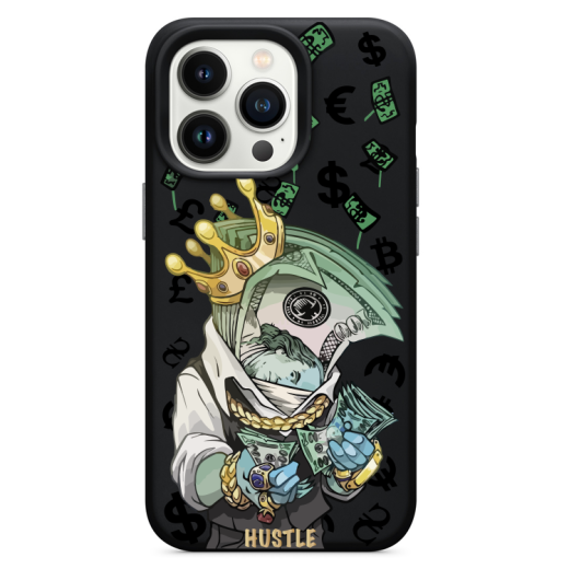 Чохол Hustle Case Mr.Bucks Black для iPhone 13 Pro Max