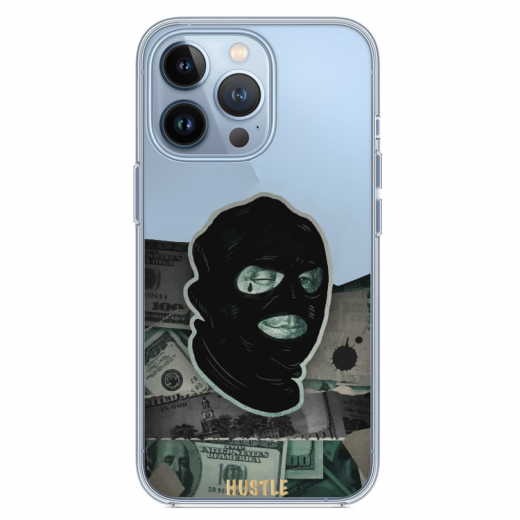 Прозрачный чехол Hustle Case Bandit Clear для iPhone 13 Pro