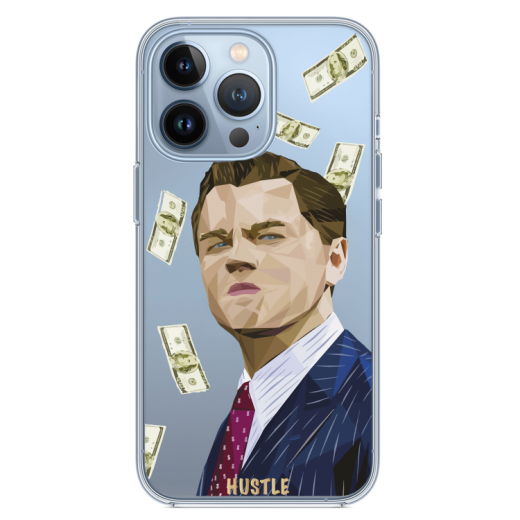 Прозрачный чехол Hustle Case Wolf of Wall Street Clear для iPhone 13 Pro Max