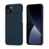 Карбоновый чехол Pitaka MagEZ Case 2 Black/Blue (Twill) для iPhone 13 mini