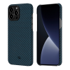Карбоновий чохол Pitaka MagEZ Case 2 Black / Blue (Twill) для iPhone 13 Pro