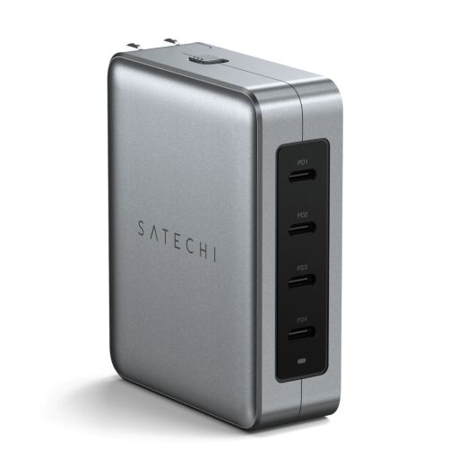 Зарядка для путешествий Satechi 145W USB-C 4-Port GaN Travel Charger (ST-W145GTM)