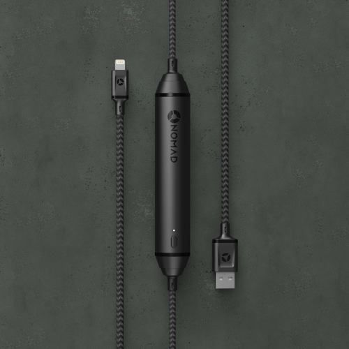 Кабель Nomad Battery Cable Black (1.5 m) (BATTERY-CABLE-LIGHTNING)