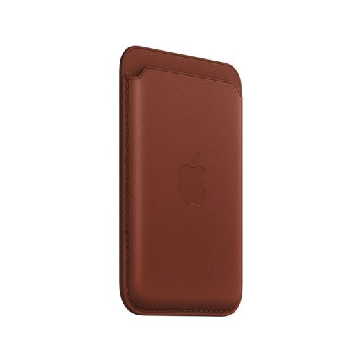 Шкіряний чохол-гаманець з локатором Apple Leather Wallet with MagSafe Umber (MPPX3) для iPhone 12 | 13 | 14