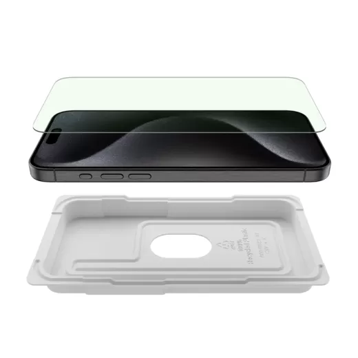 Защитное стекло Belkin UltraGlass 2 Blue Light Filter Screen Protector для iPhone 15 Pro (OVA141zz)