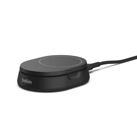 Беспроводная зарядка Belkin Convertible Magnetic Wireless Charging Stand with Qi2 15W Black (WIA008ttBK)