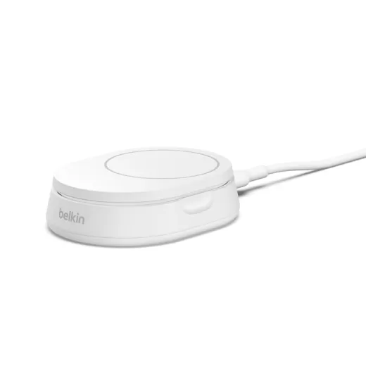 Бездротова зарядка Belkin Convertible Magnetic Wireless Charging Stand with Qi2 15W White (WIA008ttWH)