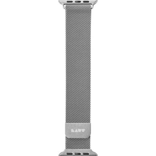 Металевий ремінець Laut STEEL LOOP Silver (LAUT_AWS_ST_SL) для Apple Watch 41mm | 40mm | 38mm