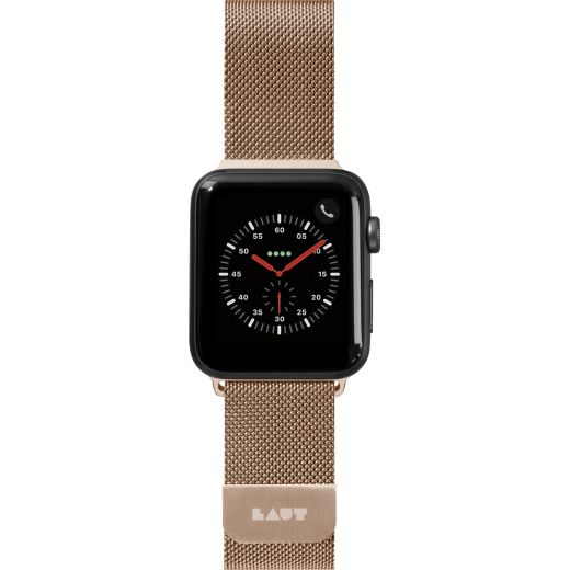 Ремешок Laut STEEL LOOP Gold (LAUT_AWS_ST_GD) для Apple Watch 38/40 mm