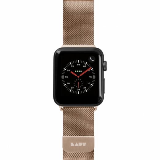 Ремешок Laut STEEL LOOP Gold (LAUT_AWL_ST_GD) для Apple Watch 45mm | 44mm | 42mm