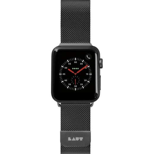 Металлический ремешок Laut STEEL LOOP Black (LAUT_AWS_ST_BK) для Apple Watch 41mm | 40mm | 38mm