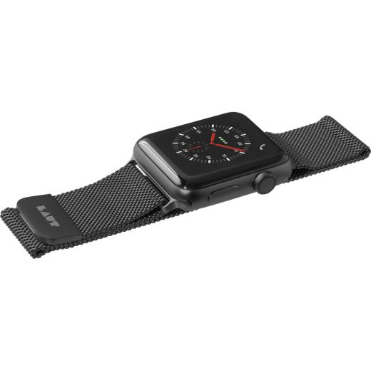Металевий ремінець Laut STEEL LOOP Black (LAUT_AWS_ST_BK) для Apple Watch 41mm | 40mm | 38mm
