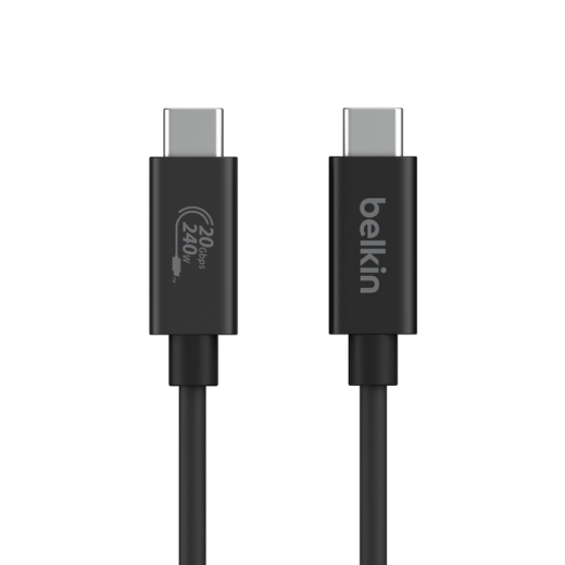 Кабель Belkin USB4 Cable 240W + 20Gbps 2 метра (INZ004BT2MBK)
