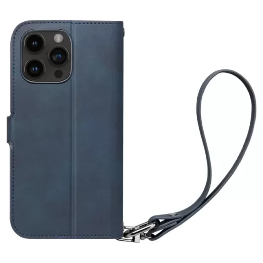 Чехол-книжка Spigen Wallet S Pro Navy для iPhone 15 Pro Max (ACS06606)