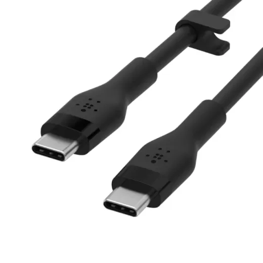 Кабель Belkin Silicone USB-C to USB-C 3м Black (CAB009BT3MBK)