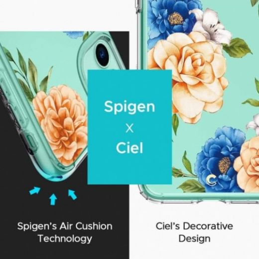 Чохол Spigen Ciel Blue Floral для iPhone 11