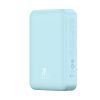 Повербанк (внешний аккумулятор) Baseus Airpow Magnetic Mini Wireless Fast Charge Power Bank 20000mAh 20W Blue - With Simple Series Charging Cable Type-C to Type-C (20V/3A) 30cm White