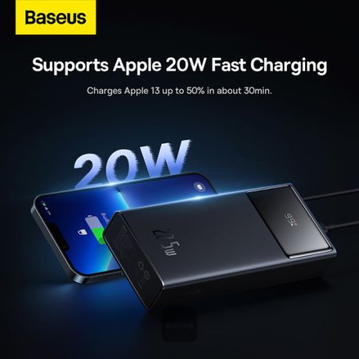 Повербанк Baseus Star Lord Digital Display Fast Charge Power Bank 30000mAh 22.5W Black (PPXJ080101)