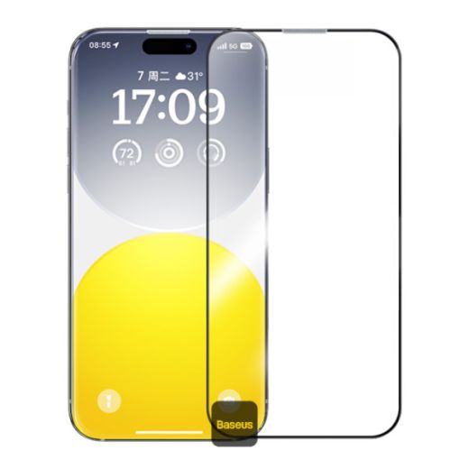 Захисне скло Baseus Sapphire Series Full-Coverage HD Clear для iPhone 16 Pro (P60057506203-00)