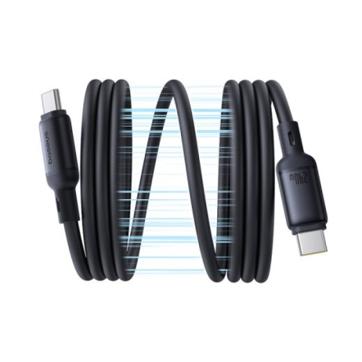 Кабель Baseus PicoGo 240W Magnetic Fast Charging USB-C Cable 1м Black (P10376800121-00)