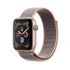 Б/У Apple Watch Series 4 GPS 44mm Gold Alum. w. Pink Sand Sport l. Gold Alum. (MU6G2) 5+