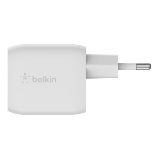 Швидка зарядка Belkin Home Charger 45W GAN PD PPS Dual USB-С (WCH011VFWH)