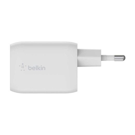 Швидка зарядка Belkin 65W PD PPS Dual USB-C GaN (WCH013VFWH)