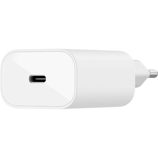 Зарядка Belkin BoostCharger 25W White with Type-C to Lightning (WCA004VF1MWH-B5)