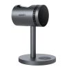 Док-станція Aukey LC-MC311A MagFusion 3 в 1 Pro Qi2 Active Cooling Wireless Charging Station Gray