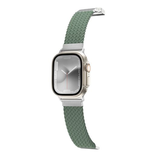 Плетений ремінець AMAZINGthing TITAN WEAVE II Braided Sport Band Green для Apple Watch 49мм | 45мм | 44мм
