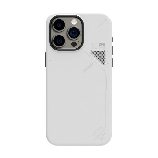 Еко чохол Aulumu A15 Vegan Leather Case White для iPhone 15 Pro Max