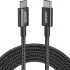 Кабель Anker Nylon USB-C to USB-C 100W Cable (3м) Black