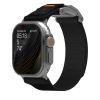 Ремінець Aulumu A11 Mag Buckle Slim Band Silver Black для Apple Watch 49мм | 45мм | 44мм
