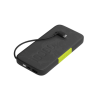 Павербанк (Зовнішній акумулятор) із вбудованим кабелем InfinityLab InstantGo 10000 Built-in USB-C Cable Black