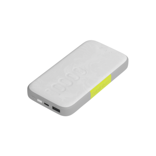 Павербанк (Зовнішній акумулятор) з бездротовою зарядкою InfinityLab InstantGo 10000 Wireless White 30W