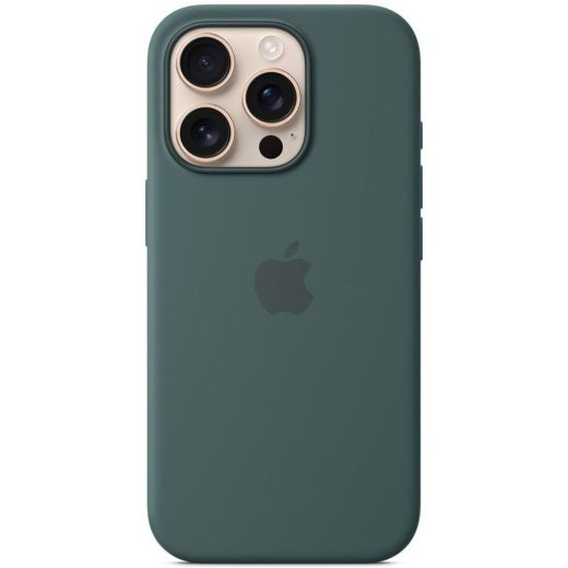 Силіконовий чохол CasePro Silicone Case with MagSafe (Camera Control) Lake Green для iPhone 16 Pro