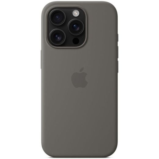 Силіконовий чохол CasePro Silicone Case with MagSafe (Camera Control) Stone Gray для iPhone 16 Pro