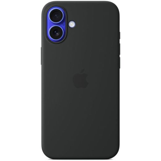 Силиконовый чехол CasePro Silicone Case with MagSafe (Camera Control) Black для iPhone 16 Plus