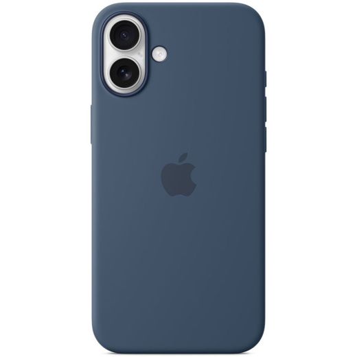 Силиконовый чехол CasePro Silicone Case with MagSafe (Camera Control) Denim для iPhone 16 Plus