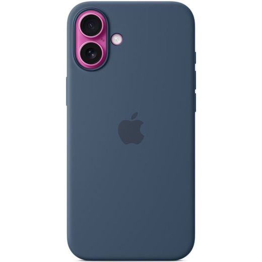 Силиконовый чехол CasePro Silicone Case with MagSafe (Camera Control) Denim для iPhone 16 Plus