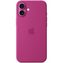 Силіконовий чохол CasePro Silicone Case with MagSafe (Camera Control) Fuchsia для iPhone 16 Plus