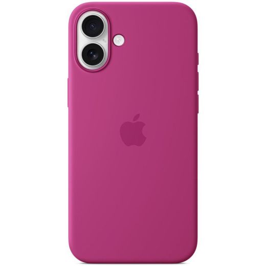 Силиконовый чехол CasePro Silicone Case with MagSafe (Camera Control) Fuchsia для iPhone 16 Plus