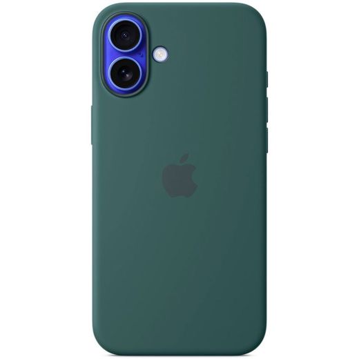 Силиконовый чехол CasePro Silicone Case with MagSafe (Camera Control) Lake Green для iPhone 16 Plus